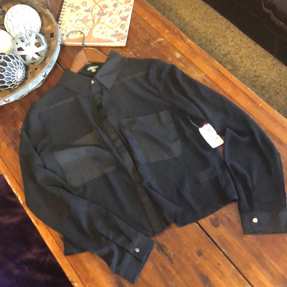 NWT!! ☄️ black Charlotte Russe top